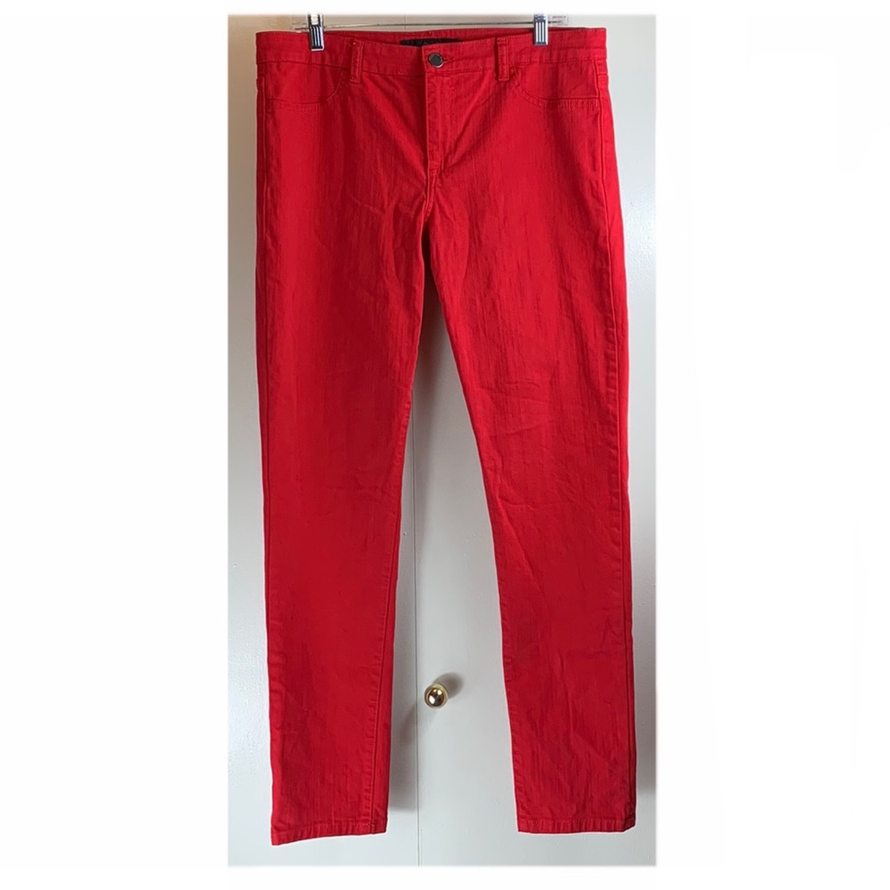 Calvin Klein Size 14 / 32 Red Jeans